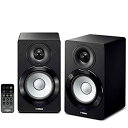 【中古】ヤマハ ネットワーク・パワードスピーカー アンプ内蔵/USB DAC/Wi-Fi/Bluetooth/ハイレゾ音源対応 (左右1組) ブラック NX-N