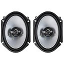 【中古】Kenwood KFC-C6866S 6x8 2ウェイ 250ワット カーステレオスピーカー - ペア