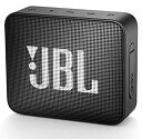 【中古】JBL GO2 Bluetoothスピーカー IPX7防水/ポータブル/パッシブラジエーター搭載 ブラック JBLGO2BLK 【国内品/メーカー1付き(2)
