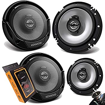 最安値挑戦 Kenwood Kfc 1666s 600w 最大 60w Rms 6 5インチ Kfc 2ウェイ 同軸カースピーカー 4スピーカー 重力磁石付きホルダーセット 2組 新発 Valuetreeservice Com