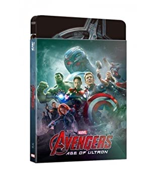 中古 AVENGERSAGEOFULTRON(3D/2DBlu-rayNOVALENTISLIPSteelbook;NovaM