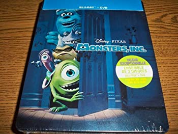 【中古】Monsters Inc. Blu-ray/DVD Combo SteelBook