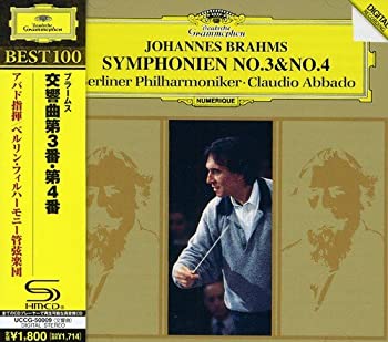 【中古】ブラームス:交響曲第3番&第4番