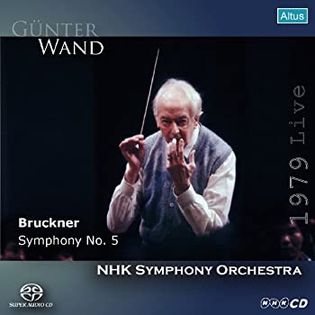 【中古】ブルックナー : 交響曲 第5番 変ロ長調 / ギュンター・ヴァント指揮 NHK交響楽団 (Bruckner : Symphony No.5 / Gunter Wand NHK Symphony Orche cometostore-10432629 Come to Store パッケージ画像