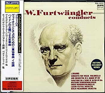 【中古】バイオリンとチェロのための二重協奏曲イ短調/フルトベングラーの遺産 cometostore-10437019 Come to Store パッケージ画像