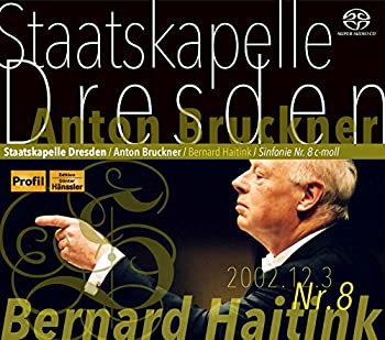 【中古】ブルックナー : 交響曲 第8番 ハ短調 WAB.108 (Anton Bruckner : Sinfonie Nr.8 c-moll / Staatskapelle Dresden | Bernard Haitink) [SACDシン cometostore-10438449 Come to Store パッケージ画像