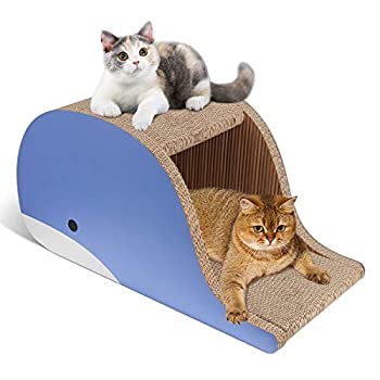 輝く高品質な 新品 Roomingcare 猫爪とぎ オシャレ 大型 つめとぎ クジラ版猫ハウス 安定 頑丈 無臭 強化ダンボール 高密度 防寒 サイズ61 31 31 Cm 全品送料無料 Mffertilidademasculina Com Br