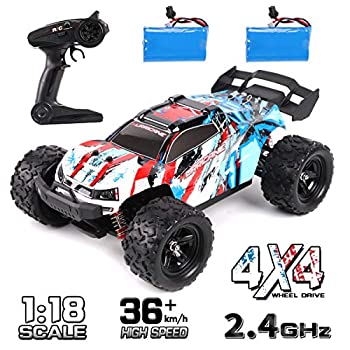 送料無料 新品 Remoking ラジコンカー Rcカー 4wd 1 18 ラジコンカー こども向け 車おもちゃ おもちゃ 男の子 2 4gh Z無線高速車 四輪 動 高速競技可能 乗り越 時間指定不可 Eburnietoday Com