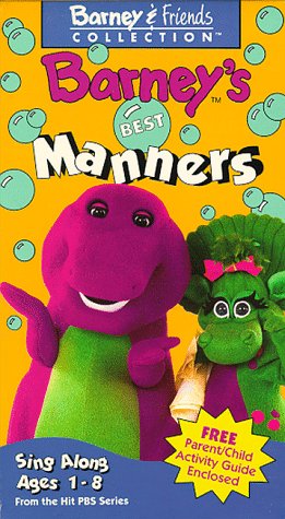 【中古】(未使用・未開封品)Barney - Barney's Manners [VHS] [Import]