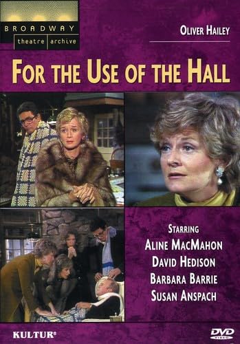 【中古】For the Use of the Hall [DVD]
