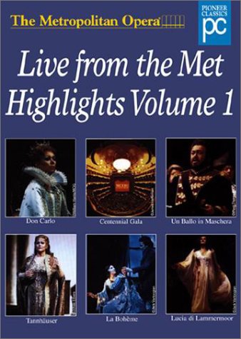 【中古】Live From the Met Highlights 1 [DVD]