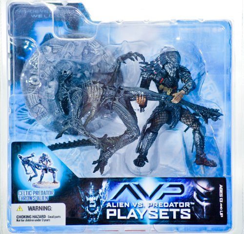ALIEN VS. PREDATOR PLAYSETS Celtic Predator Throws Alien
