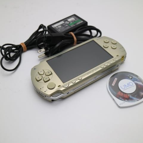 【中古】PSP「プレイステーション・ポータブル」 シャンパンゴールド (PSP-1000CG) 【メーカー生産終了】