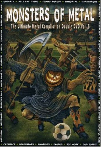 ご来店ありがとうございます。昭和・平成のCD、DVD、家電、音響機器など希少な商品も多数そろえています。レコード、楽器の取り扱いはございません。掲載していない商品もお探しいたします。映像商品にはタイトル最後に[DVD]、[Blu-ray]と表記しています。表記ないものはCDとなります。お気軽にメールにてお問い合わせください。Monsters of Metal 5 [DVD]【メーカー名】Nuclear Blast Americ【メーカー型番】【ブランド名】Nuclear Blast Americ【商品説明】Monsters of Metal 5 [DVD]・中古品（ユーズド品）について商品画像はイメージです。中古という特性上、使用に影響ない程度の使用感・経年劣化（傷、汚れなど）がある場合がございます。商品のコンディション、付属品の有無については入荷の度異なります。また、中古品の特性上、ギフトには適しておりません。商品名に『初回』、『限定』、『〇〇付き』等の記載がございましても、特典・付属品・保証等は原則付属しておりません。付属品や消耗品に保証はございません。当店では初期不良に限り、商品到着から7日間は返品を受付けております。注文後の購入者様都合によるキャンセル・返品はお受けしていません。他モールでも併売している商品の為、完売の際は在庫確保できない場合がございます。ご注文からお届けまで1、ご注文⇒ご注文は24時間受け付けております。2、注文確認⇒ご注文後、当店から注文確認メールを送信します。3、在庫確認⇒新品、新古品：3-5日程度でお届け。※中古品は受注後に、再検品、メンテナンス等により、お届けまで3日-10日営業日程度とお考え下さい。米海外倉庫から取り寄せの商品については発送の場合は3週間程度かかる場合がございます。　※離島、北海道、九州、沖縄は遅れる場合がございます。予めご了承下さい。※配送業者、発送方法は選択できません。お電話でのお問合せは少人数で運営の為受け付けておりませんので、メールにてお問合せお願い致します。お客様都合によるご注文後のキャンセル・返品はお受けしておりませんのでご了承下さい。ご来店ありがとうございます。昭和・平成のCD、DVD、家電、音響機器など希少な商品も多数そろえています。レコード、楽器の取り扱いはございません。掲載していない商品もお探しいたします。映像商品にはタイトル最後に[DVD]、[Blu-ray]と表記しています。表記ないものはCDとなります。お気軽にメールにてお問い合わせください。