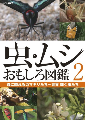 【中古】虫・ムシ おもしろ図鑑 2 森に隠れるカマキリたち~世界 輝く虫たち [DVD]