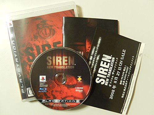 ご来店ありがとうございます。昭和・平成のCD、DVD、家電、音響機器など希少な商品も多数そろえています。レコード、楽器の取り扱いはございません。掲載していない商品もお探しいたします。映像商品にはタイトル最後に[DVD]、[Blu-ray]と表記しています。表記ないものはCDとなります。お気軽にメールにてお問い合わせください。SIREN: New Translation - PS3【メーカー名】ソニー・コンピュータエンタテインメント【メーカー型番】【ブランド名】ソニー・インタラクティブエンタテインメント【商品説明】SIREN: New Translation - PS3・中古品（ユーズド品）について商品画像はイメージです。中古という特性上、使用に影響ない程度の使用感・経年劣化（傷、汚れなど）がある場合がございます。商品のコンディション、付属品の有無については入荷の度異なります。また、中古品の特性上、ギフトには適しておりません。商品名に『初回』、『限定』、『〇〇付き』等の記載がございましても、特典・付属品・保証等は原則付属しておりません。付属品や消耗品に保証はございません。当店では初期不良に限り、商品到着から7日間は返品を受付けております。注文後の購入者様都合によるキャンセル・返品はお受けしていません。他モールでも併売している商品の為、完売の際は在庫確保できない場合がございます。ご注文からお届けまで1、ご注文⇒ご注文は24時間受け付けております。2、注文確認⇒ご注文後、当店から注文確認メールを送信します。3、在庫確認⇒新品、新古品：3-5日程度でお届け。※中古品は受注後に、再検品、メンテナンス等により、お届けまで3日-10日営業日程度とお考え下さい。米海外倉庫から取り寄せの商品については発送の場合は3週間程度かかる場合がございます。　※離島、北海道、九州、沖縄は遅れる場合がございます。予めご了承下さい。※配送業者、発送方法は選択できません。お電話でのお問合せは少人数で運営の為受け付けておりませんので、メールにてお問合せお願い致します。お客様都合によるご注文後のキャンセル・返品はお受けしておりませんのでご了承下さい。