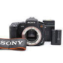 【中古】SONY デジタル一眼レフカメラ α300ボディ ブラック DSLRA300