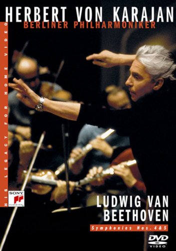 【中古】カラヤンの遺産 ベートーヴェン:交響曲第4番、第5番「運命」 [DVD]