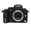【中古】パナソニック デジタル一眼カメラ GH1 ボディ コンフォートブラック DMC-GH1-K