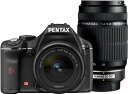 【中古】PENTAX デジタル一眼レフカメラ K-x ダブルズームキットブラック