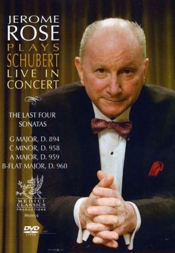 Jerome Rose Plays Schubert Live in Concert 