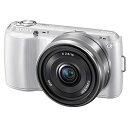 【中古】SONY ミラーレス一眼 α NEX-C3 ダブルレンズキット E 16mm F2.8+E 18-55mm F3.5-5.6 OSS付属 ホワイト NE...