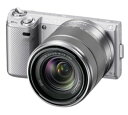 【中古】SONY ミラーレス一眼カメラ α NEX-5N ダブルズームレンズキット シルバー NEX-5NY/S