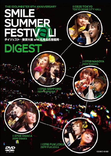 [중고]THE IDOLM@STER 6th ANNIVERSARY SMILE SUMMER FESTIV@L! DVD 다이제스트판