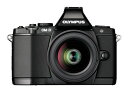 【中古】OLYMPUS ミラーレス一眼 OM-D E-M5 レンズキット ブラック 1605万画素 防塵 防滴 OM-D E-M5 LKIT BLK