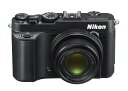 【中古】Nikon デジタルカメラ COOLPIX P7700 大口径レンズ バリアングル液晶 ブラック P7700BK