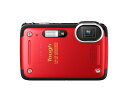 【中古】OLYMPUS デジタルカメラ STYLUS TG-625 レッド 1200万画素 裏面照射型CMOS 防水5m 耐落下衝撃1.5m 耐低温-10℃のタフ性能 光学5倍ズーム iHSテクノロジー 3.0型LCD