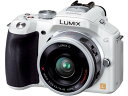 【中古】パナソニック(Panasonic) ミラーレス一眼カメラ ルミックス G5 レンズキット 電動ズームレンズ付属 シェルホワイト DMC-G5X-W