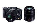 【中古】パナソニック ミラーレス一眼カメラ ルミックス GF5 ダブルズームレンズキット 標準ズームレンズ/望遠ズームレンズ付属 エスプリブラック DMC-GF...