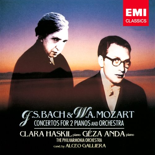 【中古】バッハ:2台のピアノのための協奏曲第2番、モーツァルト:2台のピアノのための協奏曲