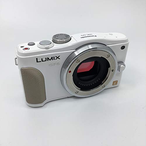 【中古】パナソニック ルミックス ミラーレス一眼カメラ ルミックス GF6 レンズキット 電動標準ズームレンズ付属 ホワイト DMC-GF6X-W