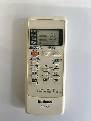 【中古】ナショナル エアコンリモコン A75C2412