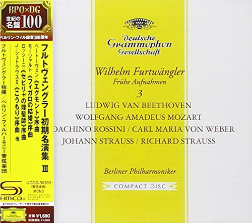 【中古】フルトヴェングラー初期名演集 3 cometostore-10918964 Come to Store パッケージ画像