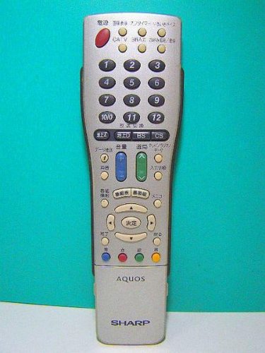 【中古】シャープ テレビリモコン GA366WJSA