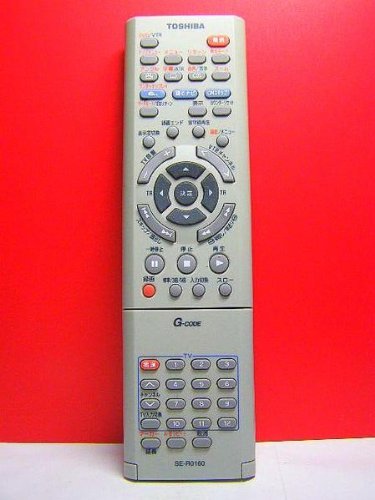 【中古】東芝 ビデオ・DVDリモコン SE-R0160