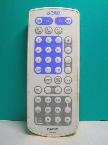 【中古】CASIO 防水テレビリモコン WR-618 【中古】CASIO 防水テレビリモコン WR-618