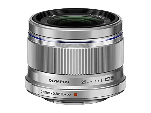 【中古】OM SYSTEM/オリンパス OLYMPUS M.ZUIKO DIGITAL 25mm F1.8 シルバー マイクロフォーサーズ用 単焦点レンズ