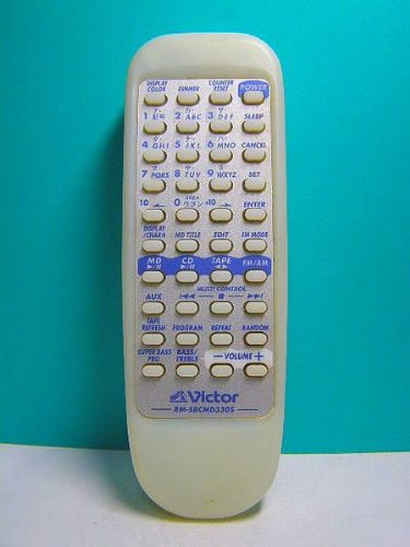 【中古】ビクター オーディオリモコン RM-SRCMD330S 蓋無