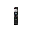 【中古】シャープ 液晶テレビ用リモコン RRMCGB069WJSA(0106380415)(ブラック)