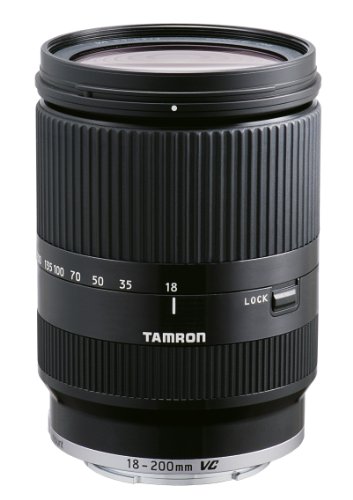 【中古】TAMRON 高倍率ズームレンズ 18-200mm F3.5-6.3 DiIII VC キヤノンEOS M用 ミラーレスカメラ EOS M専用 ブラック B011EM-BLACK