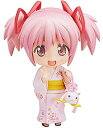 【中古】ねんどろいど 劇場版 魔法少女まどか☆マギカ 鹿目まどか 浴衣Ver. ノンスケール ABS&PVC製 塗装済み可動フィギュア