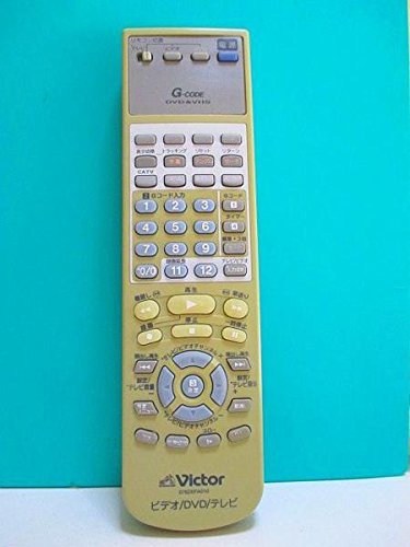 【中古】ビクター ビデオ DVDリモコン 076D0FA010 【中古】ビクター ビデオ DVDリモコン 076D0FA010