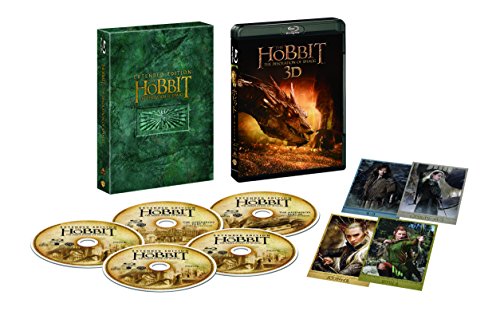 【中古】ホビット 竜に奪われた王国 エクステンデッド・エディション ブルーレイ版(初回限定生産/5枚組/3D本編/デジタルコピー付) [Blu-ray]