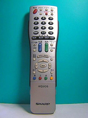 【中古】シャープ テレビリモコン GA661WJSA