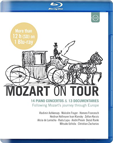 【中古】MOZART ON TOUR(旅路のモーツァルト) - 14のピアノ協奏曲+ドキュメンタリー [Blu-ray]