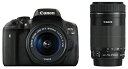 【中古】Canon デジタル一眼レフカメラ EOS Kiss X8i ダブルズームキット EF-S18-55mm/EF-S55-250mm 付属 EOSKISS...